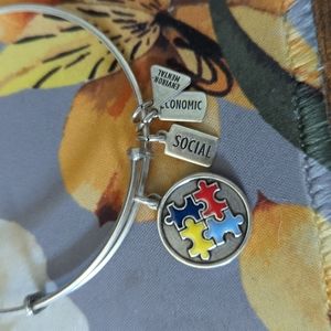 Autism bangle bracelet